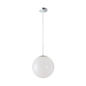 Luminaire � suspension �50 IP40, chrome, blanche gradable