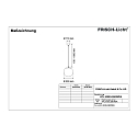 Frisch-Licht Luminaire � suspension KPL6300G.2683WDA contr�lable par DALI IP40, blanche gradable