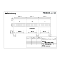 Frisch-Licht Bande élément final LBA134500H.3484E direct, UGR < 19, commutable IP20, blanche 