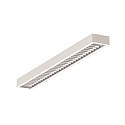 LED Light strip Surfaced /Pendant grid luminaire, 45W, 4000K, 5900lm, IP20, direct, UGR < 19, DALI dimmable, white