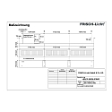 Frisch-Licht LED Light strip Pendant grid luminaire direct / indirect, 39W, 4000K, 5100lm, IP20, UGR < 19, white