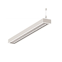 LED Light strip Pendant grid luminaire direct / indirect, 67W, 3000K, 8700lm, IP20, UGR < 19, DALI dimmable, white