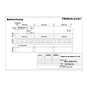 Frisch-Licht LED Light strip Pendant grid luminaire direct / indirect, 67W, 3000K, 8700lm, IP20, UGR < 19, white