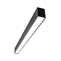light bar MICROPAL�, UGR<19 / 1127MM / 830 surface-mounted version, DALI controllable, direct IP40, black 