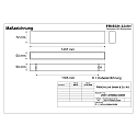 Frisch-Licht light bar MICROPAL�, UGR<19 / 1407MM / 830 surface-mounted version, DALI controllable, direct IP40, white 