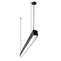 light bar MICROPAL�, UGR<19 / 1407MM / 830 DALI controllable, direct, with suspension kit IP40, black dimmable