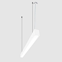 light bar MICROPAL�, UGR<19 / 1407MM / 840 direct, multipower, with suspension kit IP40, white 
