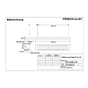 Frisch-Licht Luminaire � suspension PLN134500H.5183 direct / indirect, UGR < 19, commutable IP20, blanche 