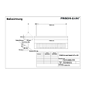 Frisch-Licht Luminaire � grille PLN134500H.8783 direct / indirect, UGR < 19, commutable IP20, blanche 