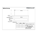 Luminaire � suspension PLN141860A.5983DA contr�lable par DALI, direct / indirect IP20, blanche gradable