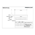 Luminaire � grille PLN144500H.11084DA contr�lable par DALI, direct / indirect, UGR < 19 IP20, blanche gradable