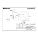 Luminaire � suspension PLRZN7590MP.13083 direct / indirect, commutable, microprismatique IP40, blanche 