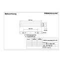 Frisch-Licht LED Mirror luminaire, 15W, IP40, 3000K, 1400lm, white