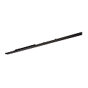 3-phase luminaire 149,7cm multipower, double asymmetrical IP20, powder coated, black 