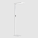 Lampadaire MICROPAL�, UGR<16 avec capteur, direct / indirect, programmable, avec variateur tactile IP20, blanche gradable
