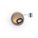 wall luminaire MEGGI round IP20, nickel matt dimmable
