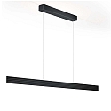 Luminaire à suspension FARA-92 haut bas, Tunable White, contrôlable avec des gestes IP20, noir