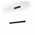 Luminaire à suspension FARA-112 haut bas, Tunable White, contrôlable avec des gestes IP20, noir