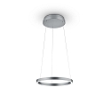 Luminaire � suspension LISA-40 haut bas, Tunable White, contr�lable avec des gestes IP20, nickel mat gradable