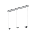 Luminaire � suspension ZERA-3 IP20, nickel mat gradable