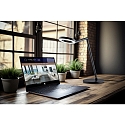 Knapstein table lamp TESSA-T tiltable IP20, black dimmable