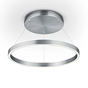 Luminaire de plafond LISA-D avec t�l�commande, forme de l'anneau, nickel mat gradable
