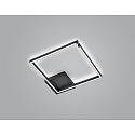 Knapstein Luminaire de plafond YOKO-Q500 angulaire IP20, noir gradable