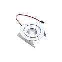 Lumi�re encastr�e SR 68-LED pivotant, UGR < 19 IP44, transparent, blanche gradable 4,8W 485lm 3000K CRI 90-100