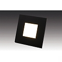 Luminaire d'encastrement mural  IP20, opale, noir, laqu�