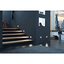 Hera Luminaire d'encastrement mural  IP20, opale, noir, laqu�