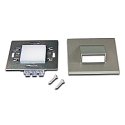 Luminaire d'encastrement mural  LED WALL DOWN Bas IP20, acier inoxydable gradable