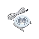 Lumi�re encastr�e DYNAMIC SR 68-LED rond, pivotant, pour VDU, Tunable White, UGR < 19 IP44, transparent, blanche gradable 6