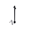 Luminaire d'objet  MONO SPOT � 1 flamme, petit, r�glable IP20, noir mat gradable