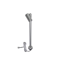 Luminaire d'objet  MONO SPOT � 1 flamme, grand, r�glable IP20, aluminium mat gradable