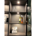 Hera Lumi�re encastr�e FAQ 58 - LED-24 angulaire IP44/IP20, acier inoxydable bross� gradable 3W 225lm 3000K 115� 115� CRI > 93