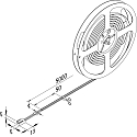 Hera Bande LED TAPE COB-4 avec prise de courant, dimmable