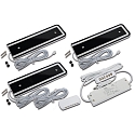 Eclairage sous meuble IP20, aluminium, mat