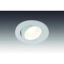 Lumi�re encastr�e ECO SR 68 pivotant, lot de 1 IP20, blanche gradable 6,5W 750lm 3000K 24� 24� CRI 80