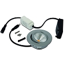 Hera Lumi�re encastr�e ECO SR 68 pivotant, lot de 1 IP20, chrom� mat gradable 6,5W 750lm 3000K 24� 24� CRI 80