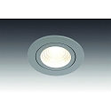Lumi�re encastr�e ECO SR 68 pivotant, lot de 1 IP20, chrom� mat gradable 6,5W 750lm 4000K 24� 24� CRI 80