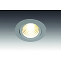 Lumi�re encastr�e ECO SR 68 pivotant, lot de 1 IP20, chrom� mat gradable 6,5W 750lm 2700K 24� 24� CRI 80