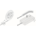 Hera LED Strip TAPE FN-6 FREECUT 927 / 5M with plug white