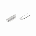 Hera LED covering profile 15mm, for 12mm milled grooves and profiles, 100cm, slightly matted