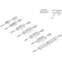 Hera electronic transformer LED 24/80W 12-fold, white