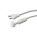 C�ble de connexion  SLIMLITE CS LED avec prise de courant, blanche