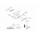 Hera motion detector PIR 1S MINI - EURO PLUG - FOR LUMINAIRE-DRIVER / RISK-CLASS II built-in version, with plug, black, white