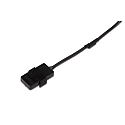Alimentateur central pour 24V FLAT TRACK, noir 