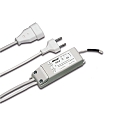 Touch-switch 400W EBS 4 D with 100cm Euro plug + 30cm, Euro coupling, without sensor line