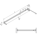 Hera Eclairage sous meuble IP20, aluminium, opale 2