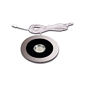 Lumi�re encastr�e AR 78-LED rond, rigide, avec prise de courant IP20, noir , transparent gradable 7,5W 450lm 3000K CRI 90-100